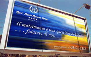 SANT'ALPHIO GARDEN HOTEL - COMUNICAZIONE ESTERNA 6X3